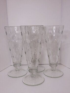 Four Bryce Cut Dot Pilsners